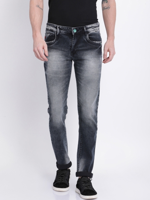 

NO NEXT Men Black Slim Fit Mid-Rise Clean Look Jeans