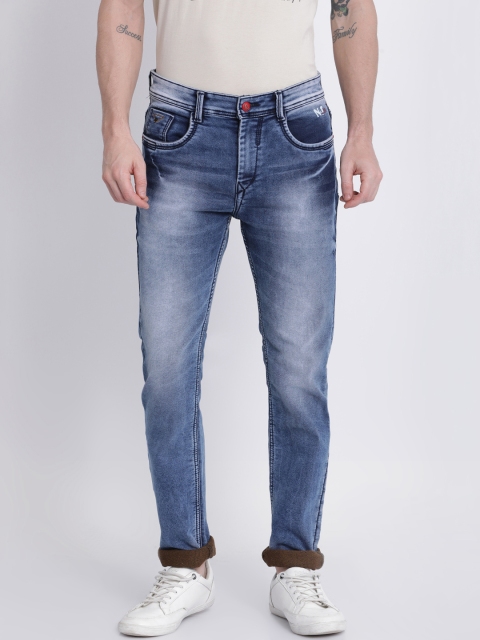 

NO NEXT Men Blue Slim Fit Mid-Rise Clean Look Jeans