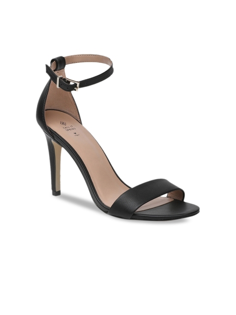 

Call It Spring Women Black Textured Heels