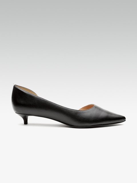 

Carlton London Women Black Solid Pumps