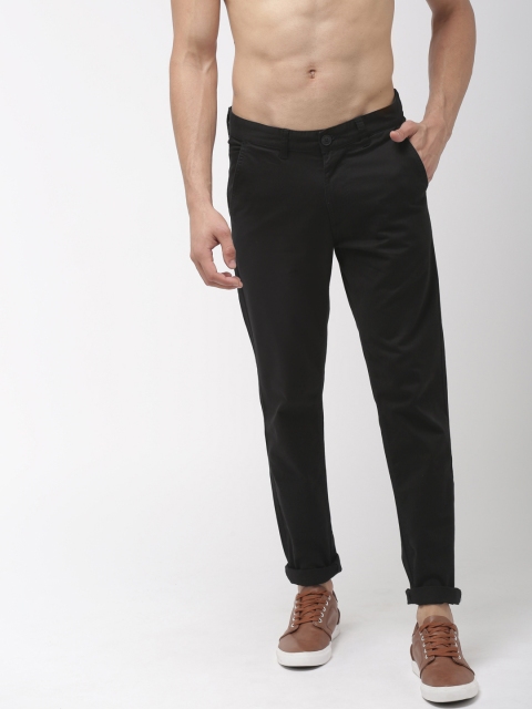 

Harvard Men Black Regular Fit Solid Chinos