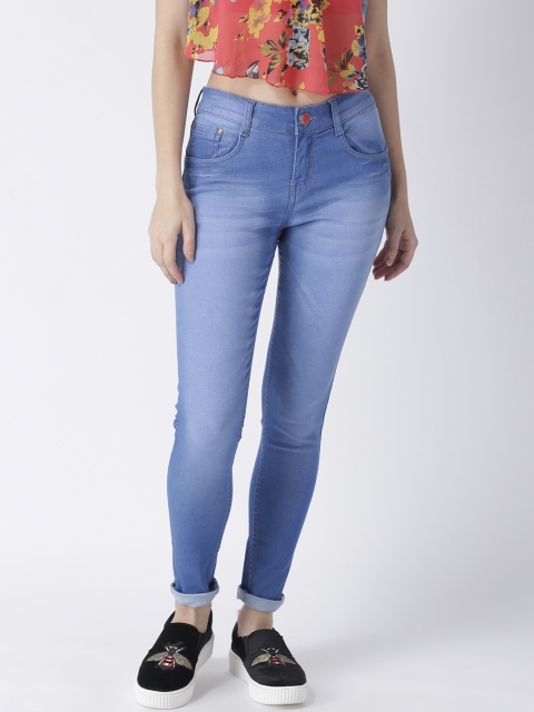 

ZHEIA Women Blue Skinny Fit Mid-Rise Clean Look Stretchable Jeans