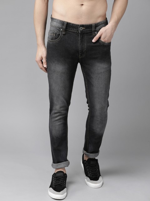 

Roadster Men Black Skinny Fit Mid-Rise Clean Look Stretchable Jeans