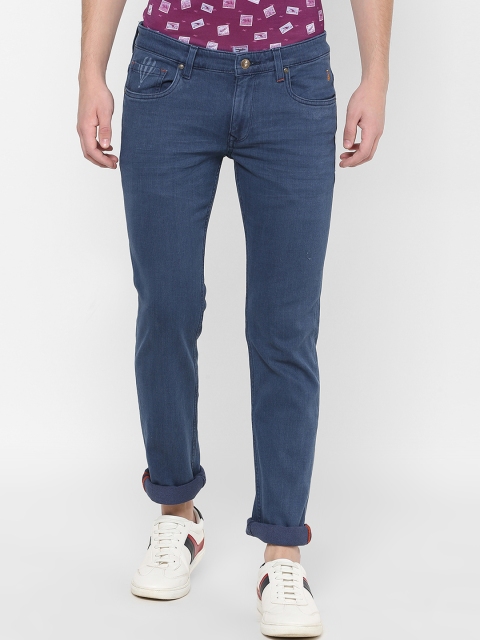 

SIMON CARTER LONDON Men Blue Slim Fit Mid-Rise Clean Look Stretchable Jeans
