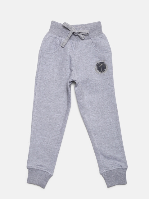 

Palm Tree Girls Grey Melange Solid Joggers