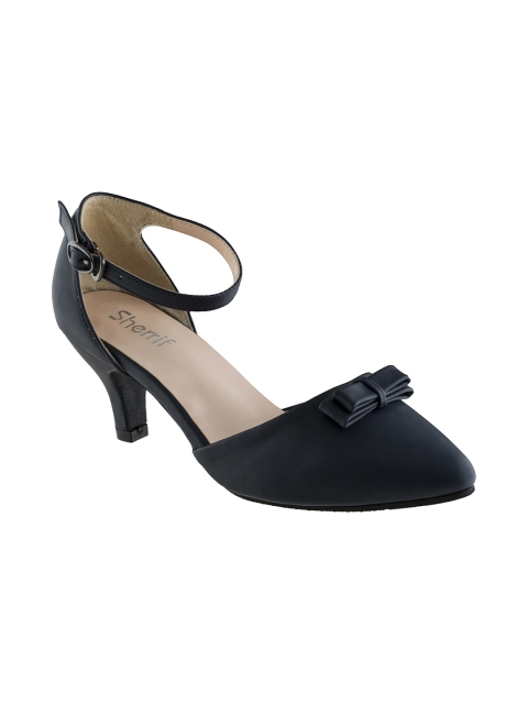 

Sherrif Shoes Women Navy Blue Solid Pumps