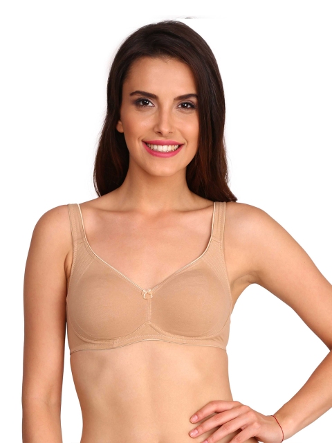

Jockey Beige Solid Non-Wired Lightly Padded Full Coverage Shaper Bra 1250-0105
