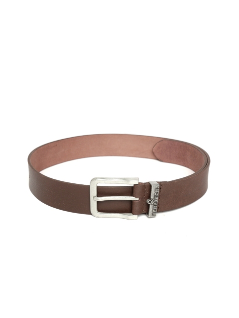 

United Colors of Benetton Men Coffee Brown Leather Belt