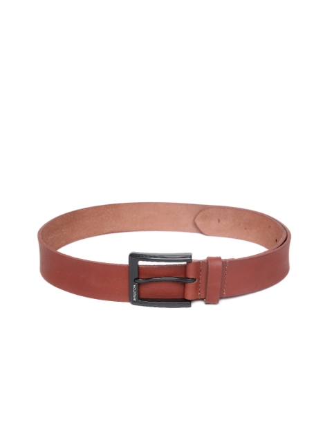 

United Colors of Benetton Men Brown Solid Leather Belt