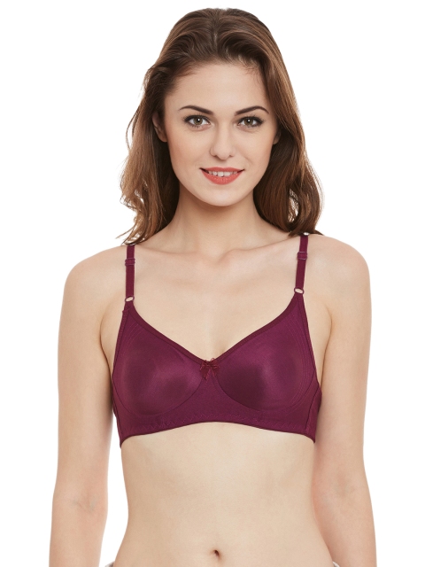 

Clovia Purple Full-Coverage T-shirt Bra BR0243P12