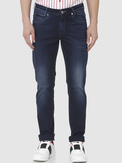 

Mufti Men Navy Blue Slim Fit Mid-Rise Clean Look Stretchable Jeans