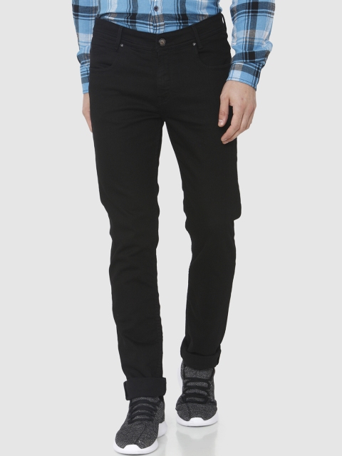 

Mufti Men Black Relaxed Fit Mid-Rise Clean Look Stretchable Jeans