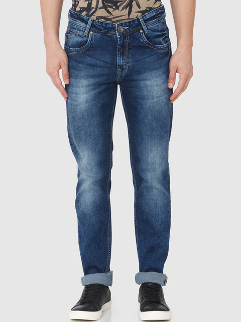 

Mufti Men Blue Relaxed Fit Mid-Rise Clean Look Stretchable Jeans