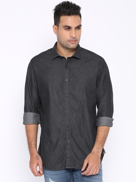 

T.M.Lewin Black Slim Fit Casual Shirt