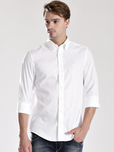 

GANT White Fitted Smart Casual Shirt