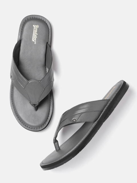 

The Roadster Lifestyle Co Men Grey Comfort Sandals