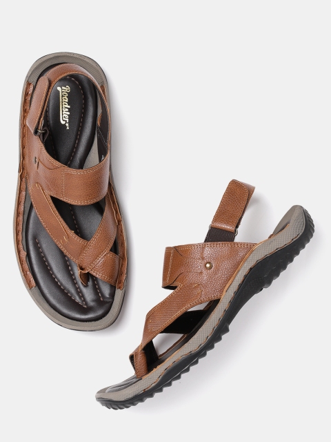 

The Roadster Lifestyle Co Men Brown Comfort Sandals