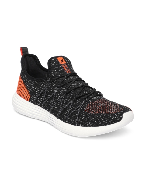 

Xtep Men Black & Orange Sneakers