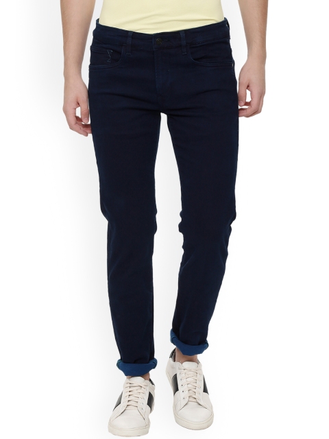 

Solly Jeans Co. Men Navy Blue Skinny Fit Mid-Rise Clean Look Stretchable Jeans