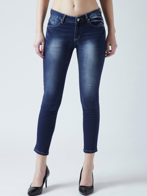 

Devis Women Blue Skinny Fit Mid-Rise Clean Look Stretchable Jeans