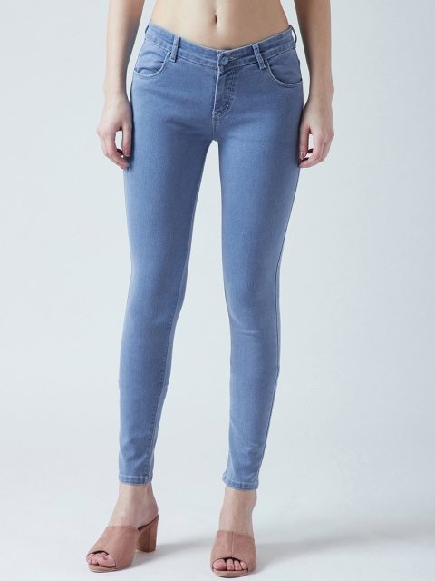 

Devis Women Blue Skinny Fit Mid-Rise Clean Look Stretchable Jeans