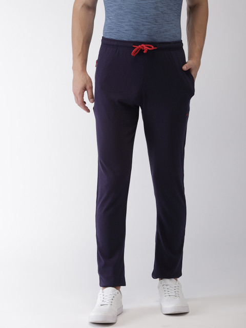 

Park Avenue Men Navy Blue Solid Track Pants