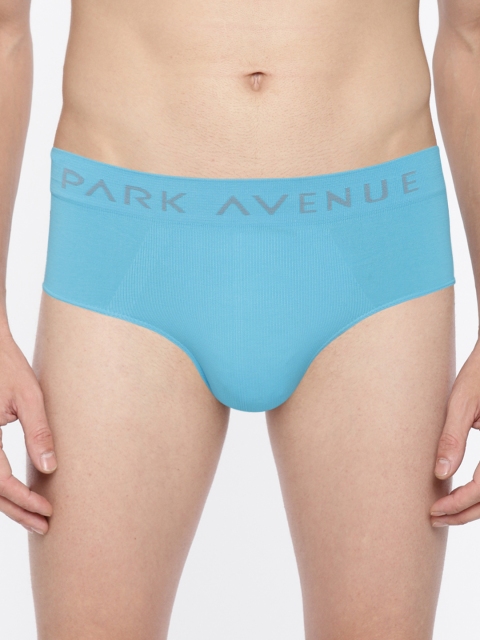 

Park Avenue Men Blue Solid Seamless Briefs PZRA00021-B2