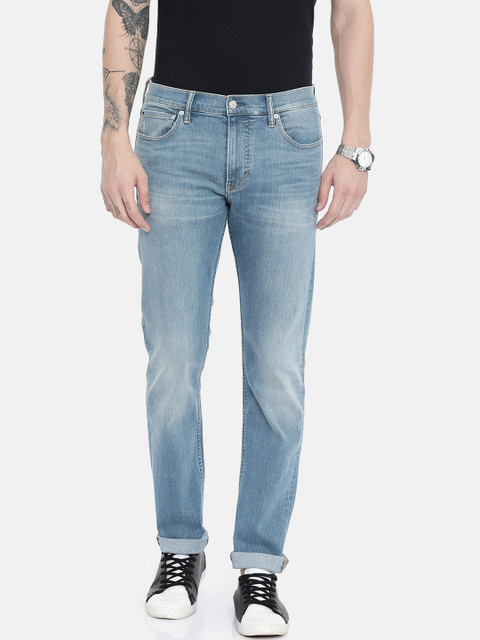 

Calvin Klein Jeans Men Blue Slim Fit Mid-Rise Clean Look Stretchable Jeans