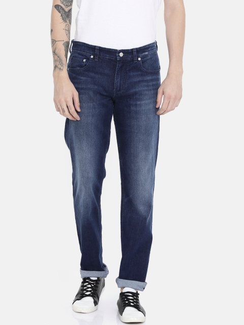 

Calvin Klein Jeans Men Blue Slim Fit Mid-Rise Clean Look Stretchable Jeans