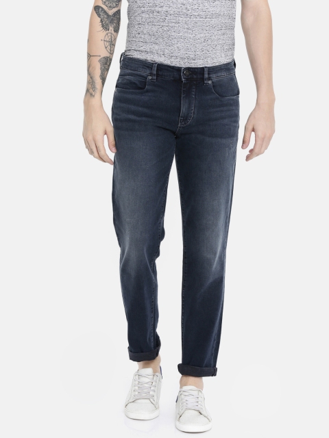 

Calvin Klein Jeans Men Blue Slim Fit Mid-Rise Low Distress Stretchable Jeans