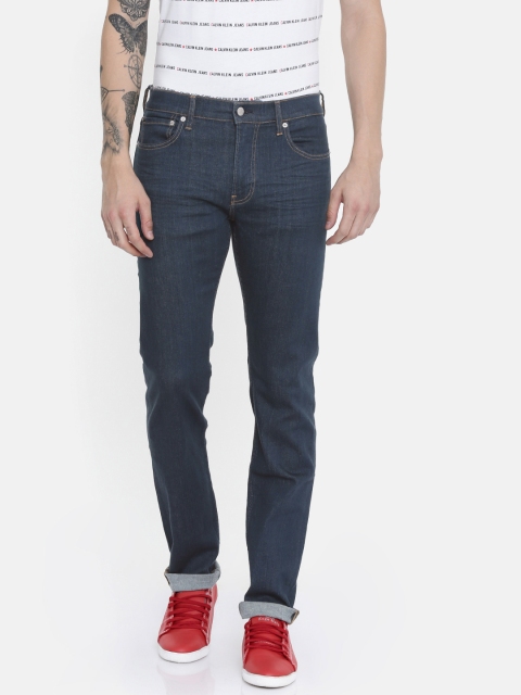

Calvin Klein Jeans Men Blue Slim Fit Mid-Rise Clean Look Stretchable Jeans