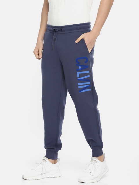 

Calvin Klein Jeans Men Navy Regular Fit Solid Joggers, Navy blue