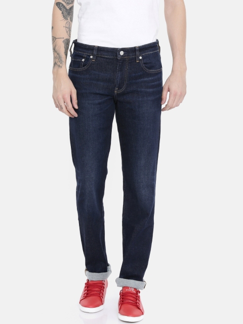 

Calvin Klein Jeans Men Blue Slim Fit Mid-Rise Clean Look Stretchable Jeans