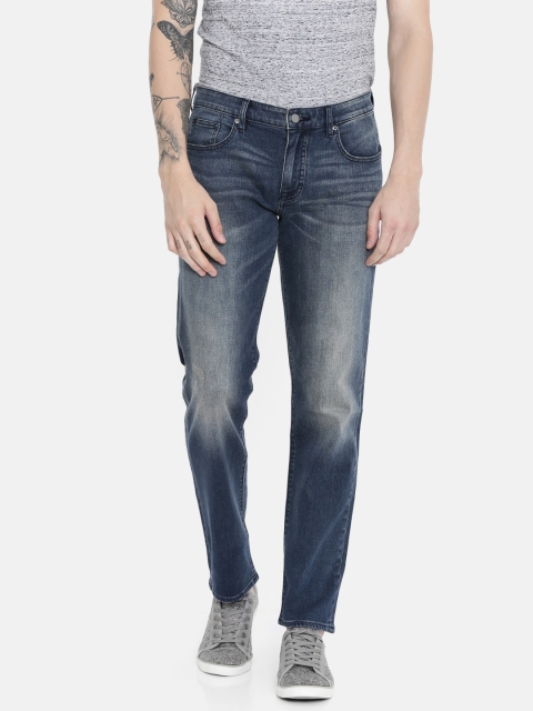 

Calvin Klein Jeans Men Blue Slim Fit Mid-Rise Low Distress Stretchable Jeans