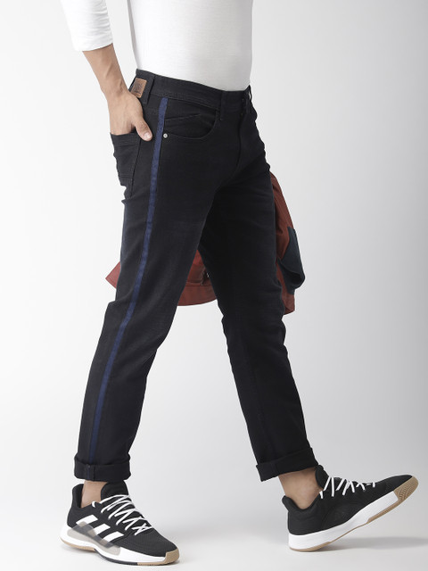 

Harvard Men Black Slim Tapered Fit Mid-Rise Clean Look Stretchable Jeans
