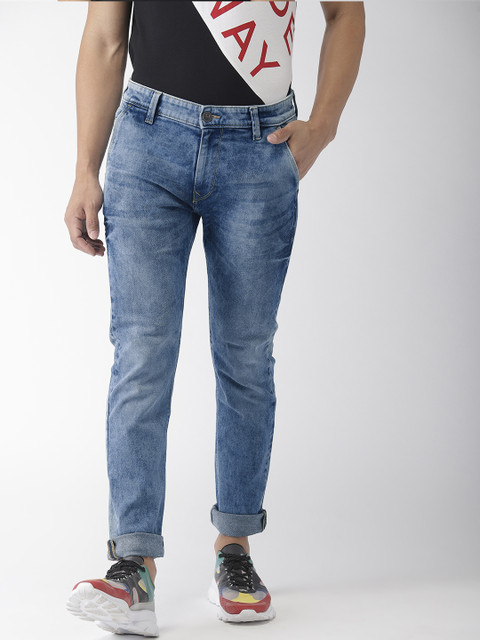 

Harvard Men Blue Slim Tapered Fit Mid-Rise Clean Look Stretchable Jeans