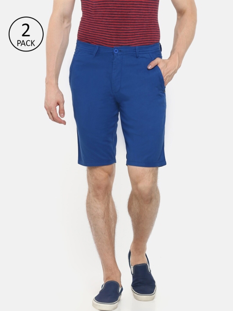 

Sweet Dreams Men Blue Solid Regular Fit Shorts