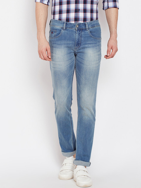 

Crimsoune Club Men Blue Slim Fit Mid-Rise Clean Look Jeans