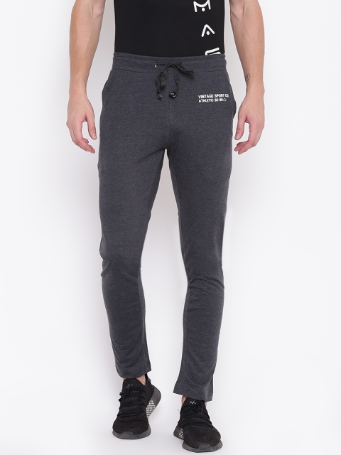 

Sweet Dreams Men Charcoal Grey Solid Track Pants