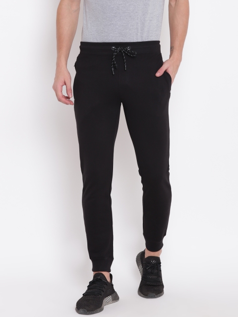 

Sweet Dreams Men Black Solid Joggers