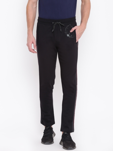

Sweet Dreams Men Black Solid Track Pants