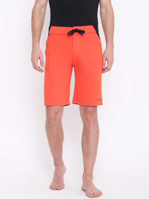 

Sweet Dreams Men Orange Solid Lounge Shorts MK-1626A9