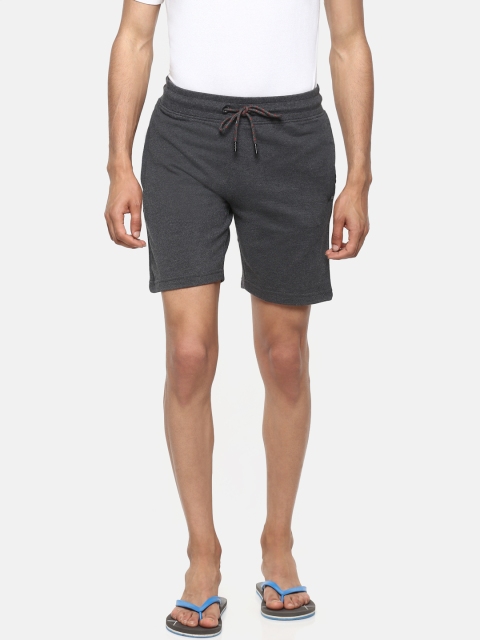 

Sweet Dreams Men Charcoal Grey Solid Lounge Shorts MS-1679A9
