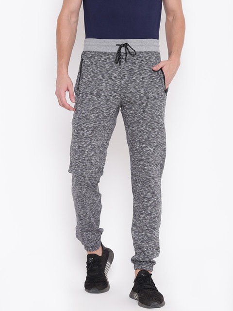 

Sweat Dreams Men Grey Self-Design Joggers