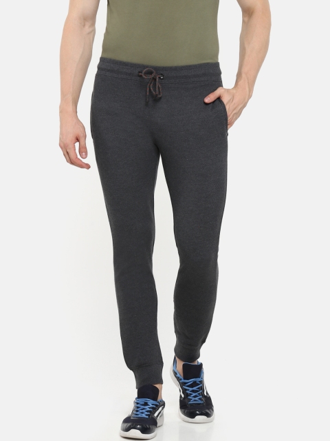 

Sweet Dreams Men Charcoal Grey Solid Joggers