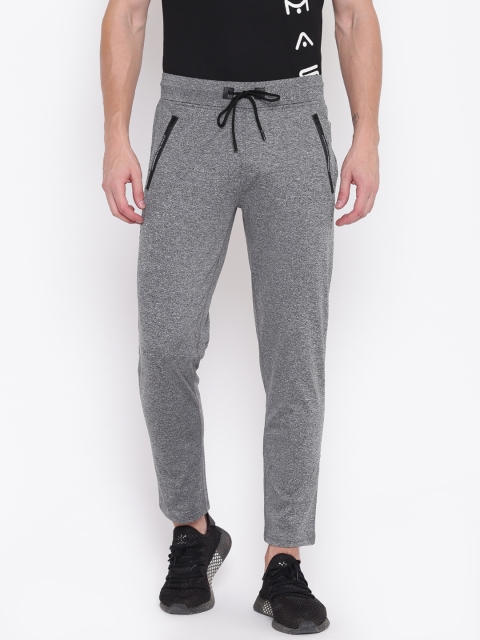 

Sweet Dreams Men Grey Melange Smart Ankle Fit Solid Track Pants