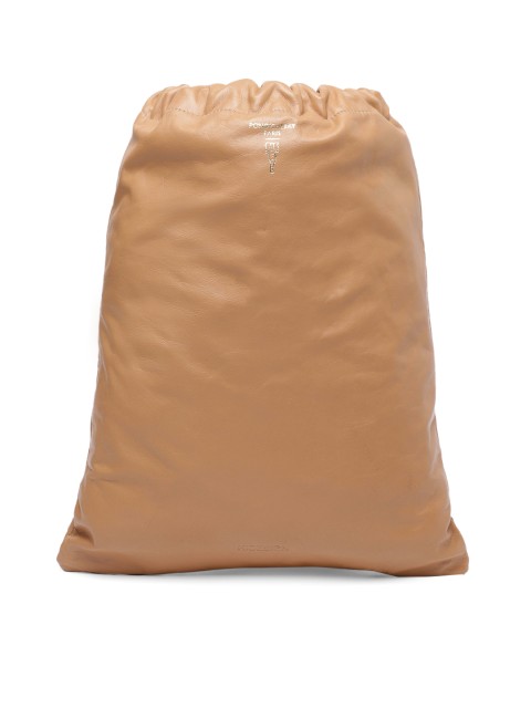 

Hidesign Men Brown Leather Solid Backpack
