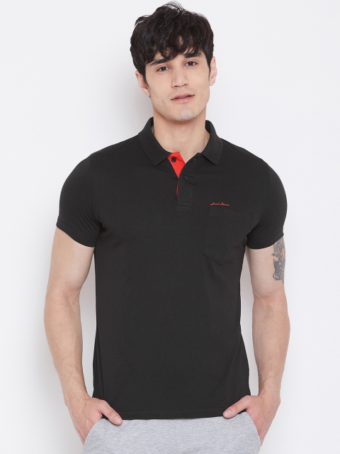 

Sweet Dreams Men Black Solid Lounge T-shirt MT-1802A9