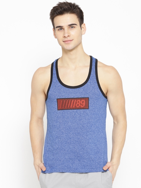 

Sweet Dreams Men Blue Solid Lounge Tank T-shirt MT-1702A9