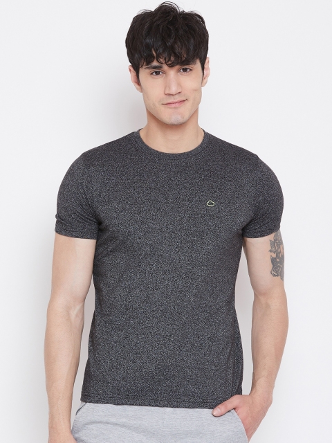 

Sweet Dreams Men Charcoal Grey Solid Lounge T-shirt MT-183518